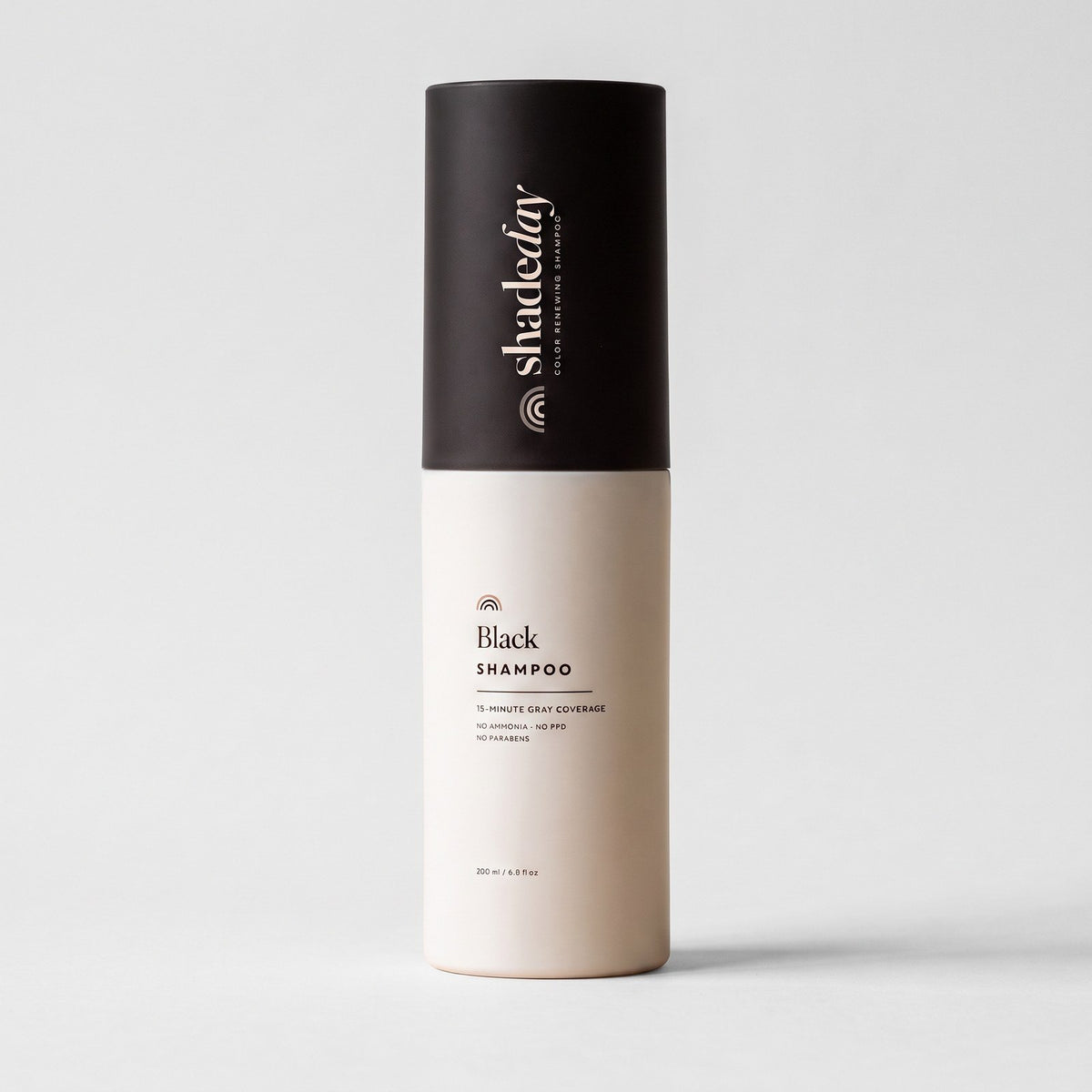 Shadeday color renewing shampoo tube, shade Black